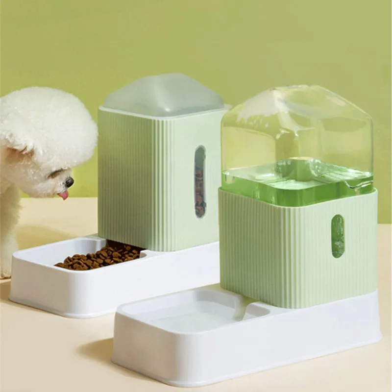 

Автоматическая миска для кормления домашних животных KISSURPET, кормушка большой емкости для собак и кошек, водный дозатор, миски большой емкос...