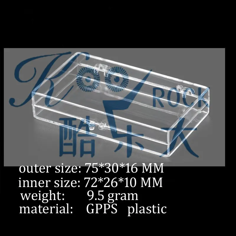 

Musical instrument accessory box Oboe transparent whistler box Transparent plastic flap box Eyelash box