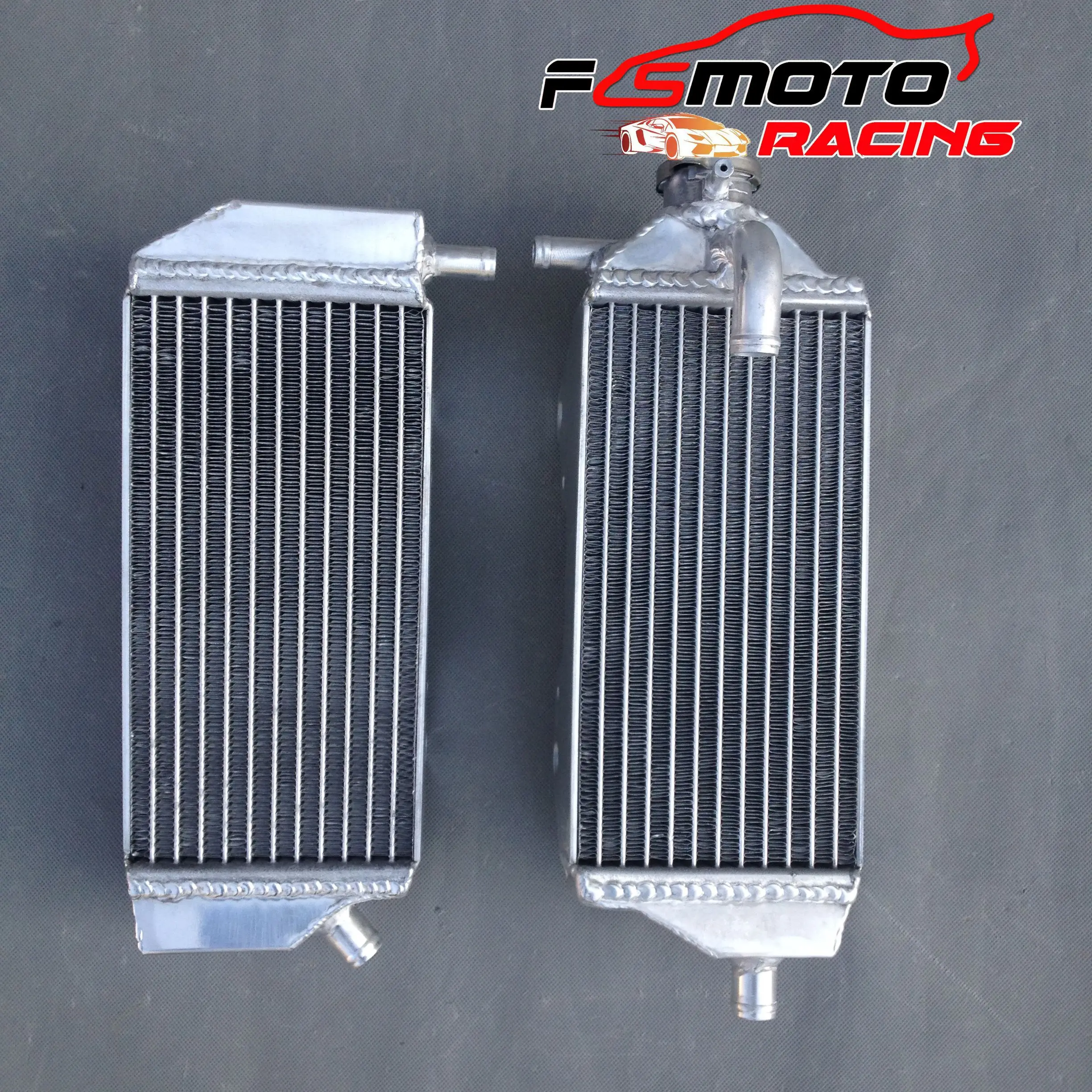 Полностью алюминиевый радиатор для Yamaha YZ450F 2014-2017/YZ250F 2014-2018 2014 2015 2016 2017 2018