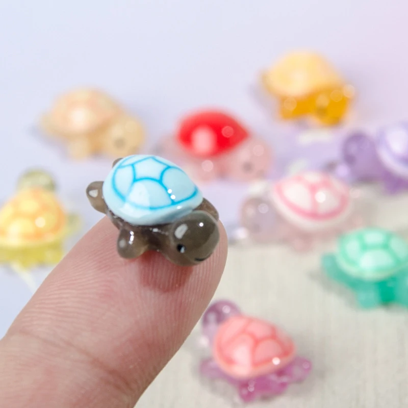 10 шт. мини светящаяся черепаха домашний декор ландшафтный дизайн изделия из