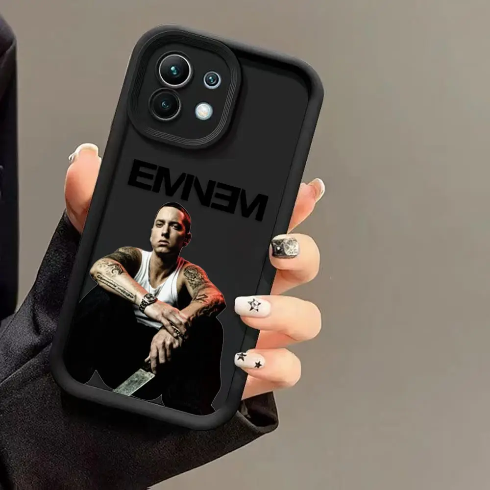 Фото Чехол для телефона с изображением Эминема в стиле хип-хоп для Realme NOTE 80 GT 3 6 C85 C83 C75 C71 C67 C65 C63 C55 C53 C35 C33 C31 C30 №4