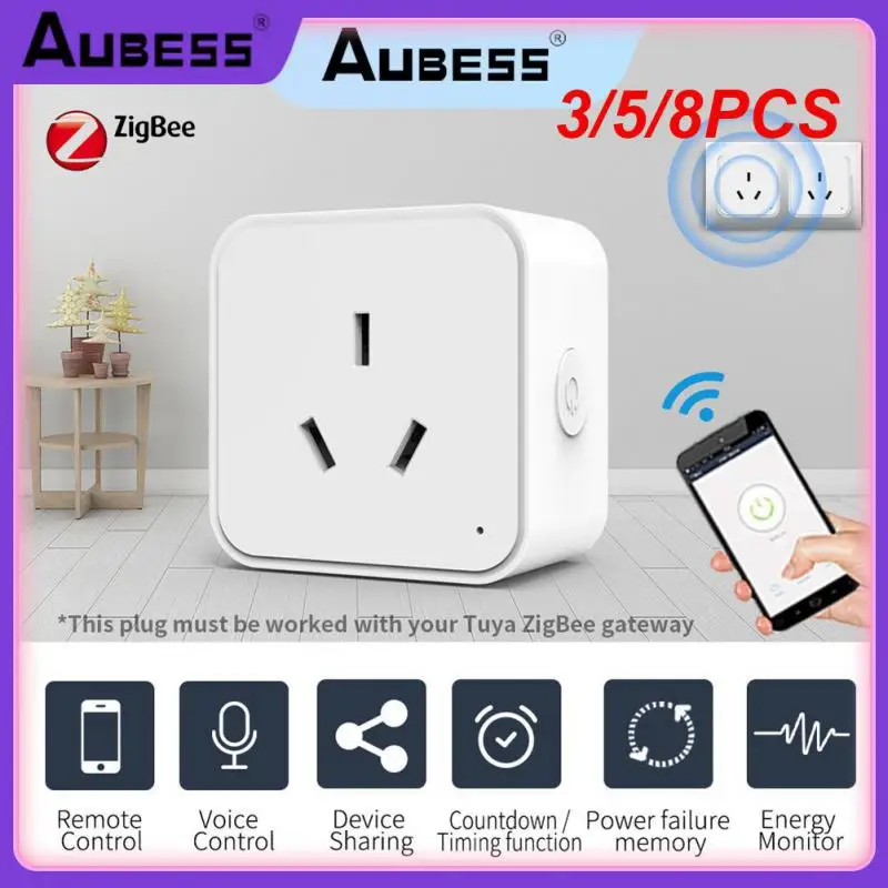 

3/5/8 шт. смарт-розетки с голосовым управлением