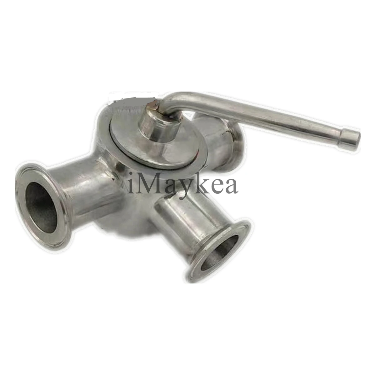 1-1/4 &quotзажим OD 50 5 мм санитарный пробковый клапан из нержавеющей стали трехходовой