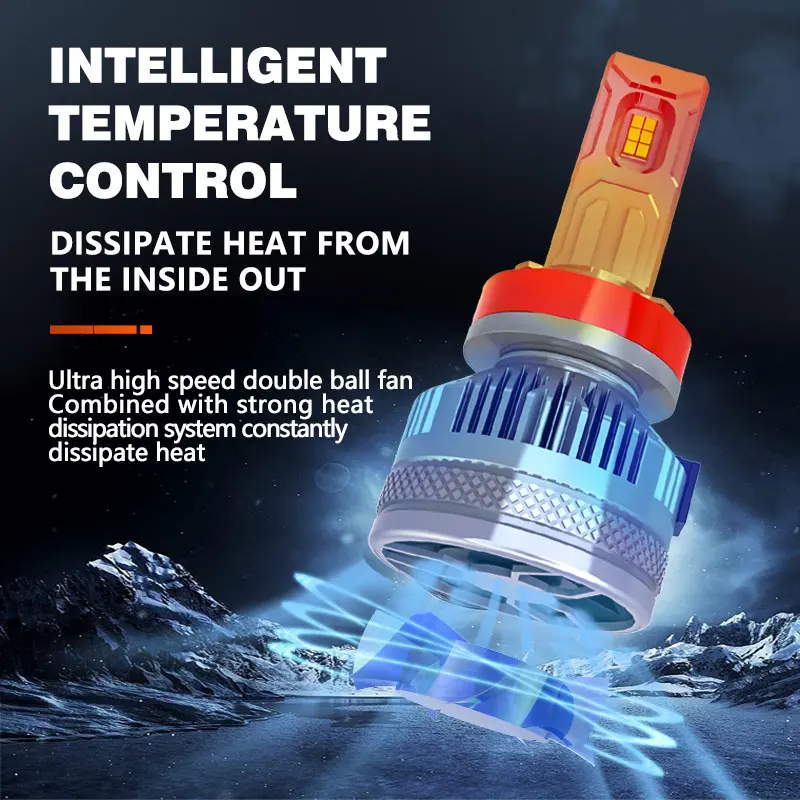 H7 LED 200W H4 F5C F5 160000 LM Canbus H1 H11 H8 HB3 9005 HB4 9006 9012 HIR2 H9 6000K Автомобильные фары