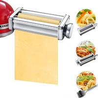 Pasta Roller Attachment Stainless Steel Pasta Maker Machine Accessories for KitchenAid Stand Mixers 304 stainless steel