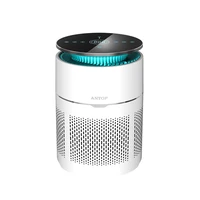 smart air quality sensor photocatalyst desktop home room h13 hepa portable air purifier
