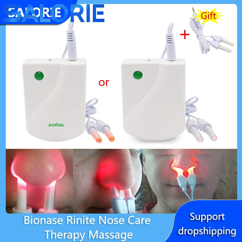

Electric Nose Allergy Reliever Cure Therapy Machine BioNase Nose Treatment Therapy Massage Device Rhinitis Sinusitis Pain Relief