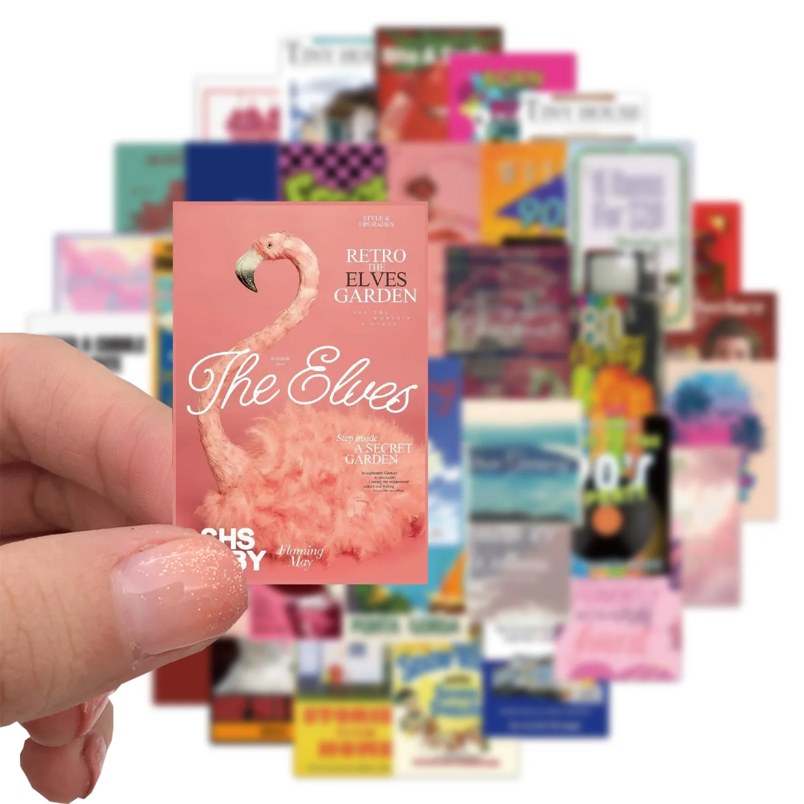 10/40 шт. американские ретро наклейки на обложку журнала 90-х крутые эстетические