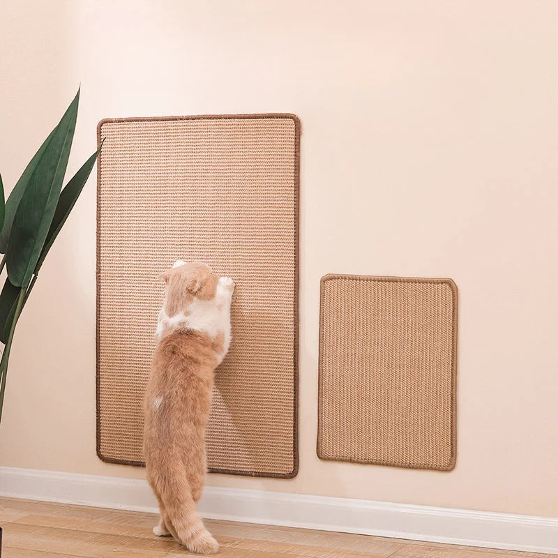 

Cat Scratch Board Sisal Hemp Pad Non Falling Debris Wear-resistant Scratch Paw Protection Sofa Artifact Can Be Pasted Vertically