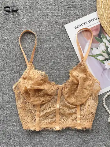 SINGREINY Lace Backless Camisole Women Solid Strap Design Thin Underwear Fashion 2023 Elegant Ladies Y2K Summer Sexy Tank Top