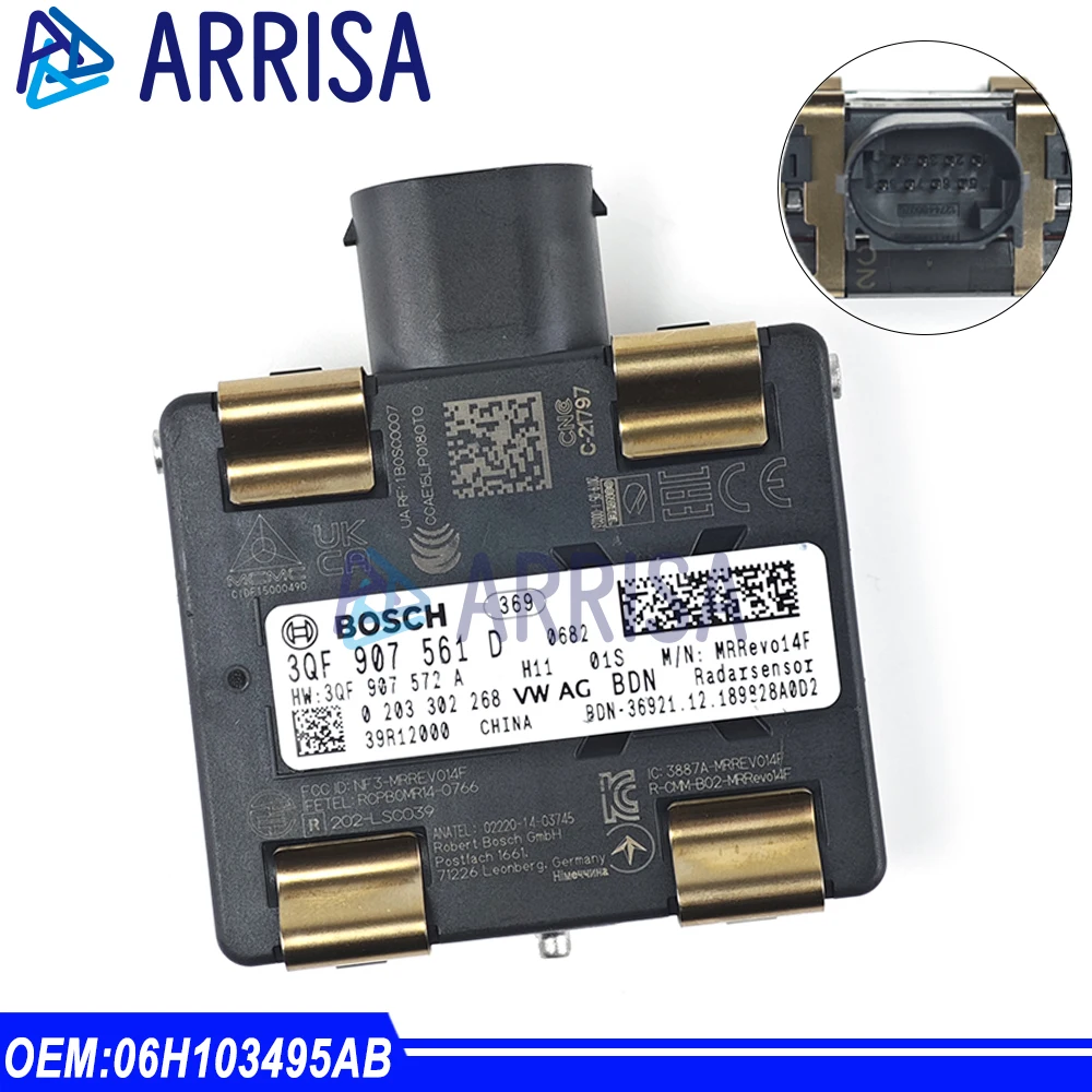 Оригинальный 3QF907561D 3QF 907 561 D ACC адаптивный круиз-контроль дистанционный