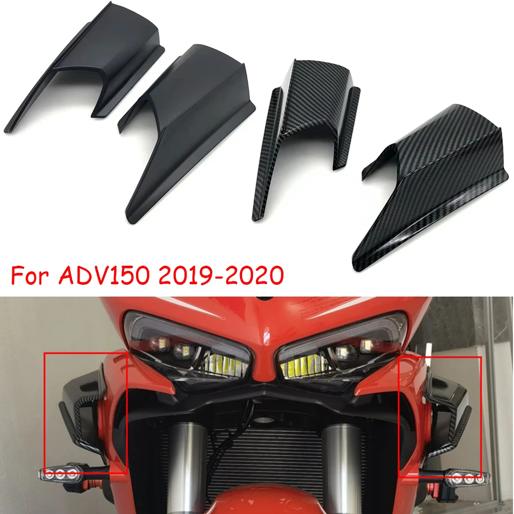

Motorcycle Dynamic Winglet Aerodynamic Fairing Anti-scratch Winglets Protector Guard Cover For Honda ADV150 ADV 150 2019-2020