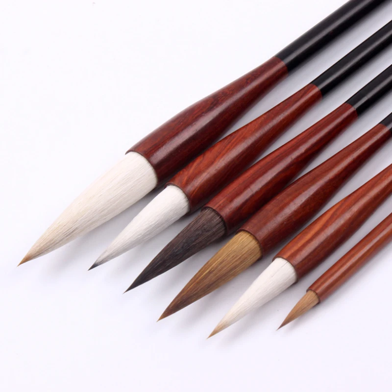 Chinese Traditional Painting Calligraphy Brush Set Writing Scriptures Couplets Calligraphy Brush Regular Script Caligrafia Brush