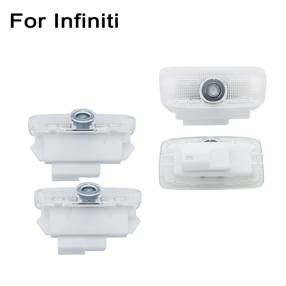 

2X Led Emblem Lamps Ghost Shadow Lights Car Door Logo Projector For Infiniti Q50 FX35 FX37 F50 G37 QX70 Q60 EX35 G35 M25 QX56