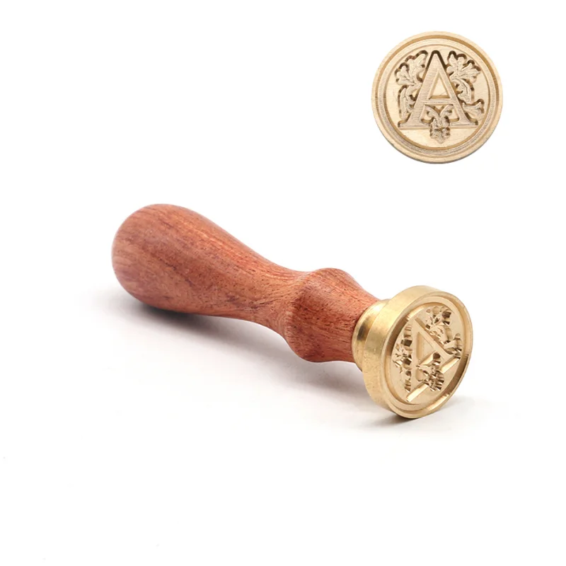 Ретро деревянная печать Классическая 26 букв искусственный алфавит начальная