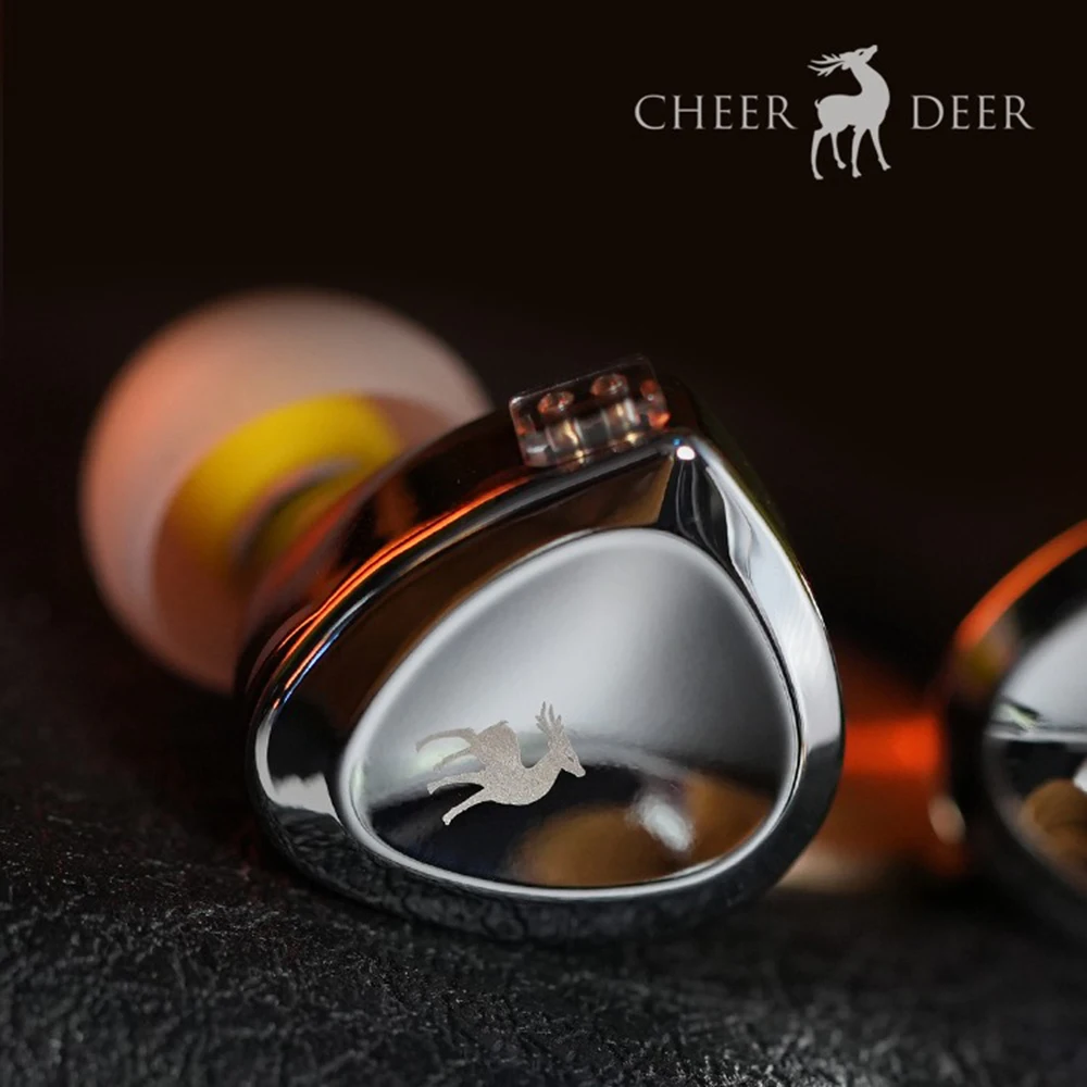 HiFi IEM наушники-вкладыши с монитором 10 мм DLC динамические наушники стерео CHEER DEER 0 78