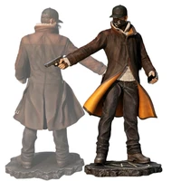24cm game watch dogs anime figure aiden pearce pvc action figure execution statue character collectible model toys kid gift