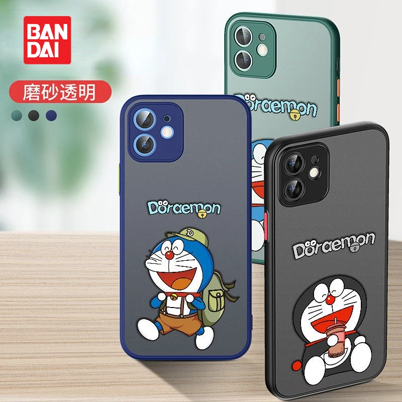 

Bandai Cartoon Doraemon Phone Case for iPhone 13 13Pro 12 12Pro 11 Pro X XS Max XR 7 8 Plus Kawaii Anime Back Covers Soft Fundas