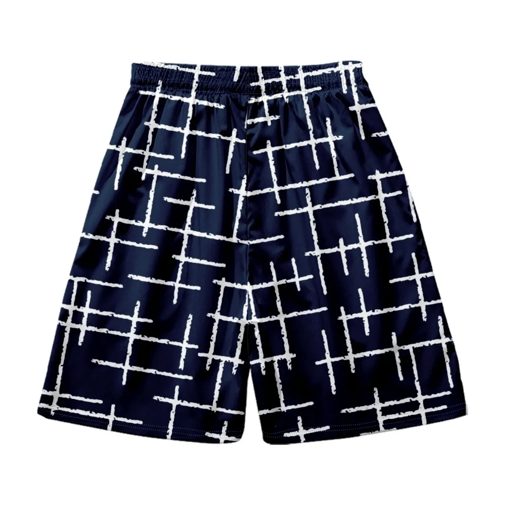 

Шорты мужские с принтом в стиле пэчворк, свободные пляжные шорты в гавайском стиле, домашняя пижама, для пар