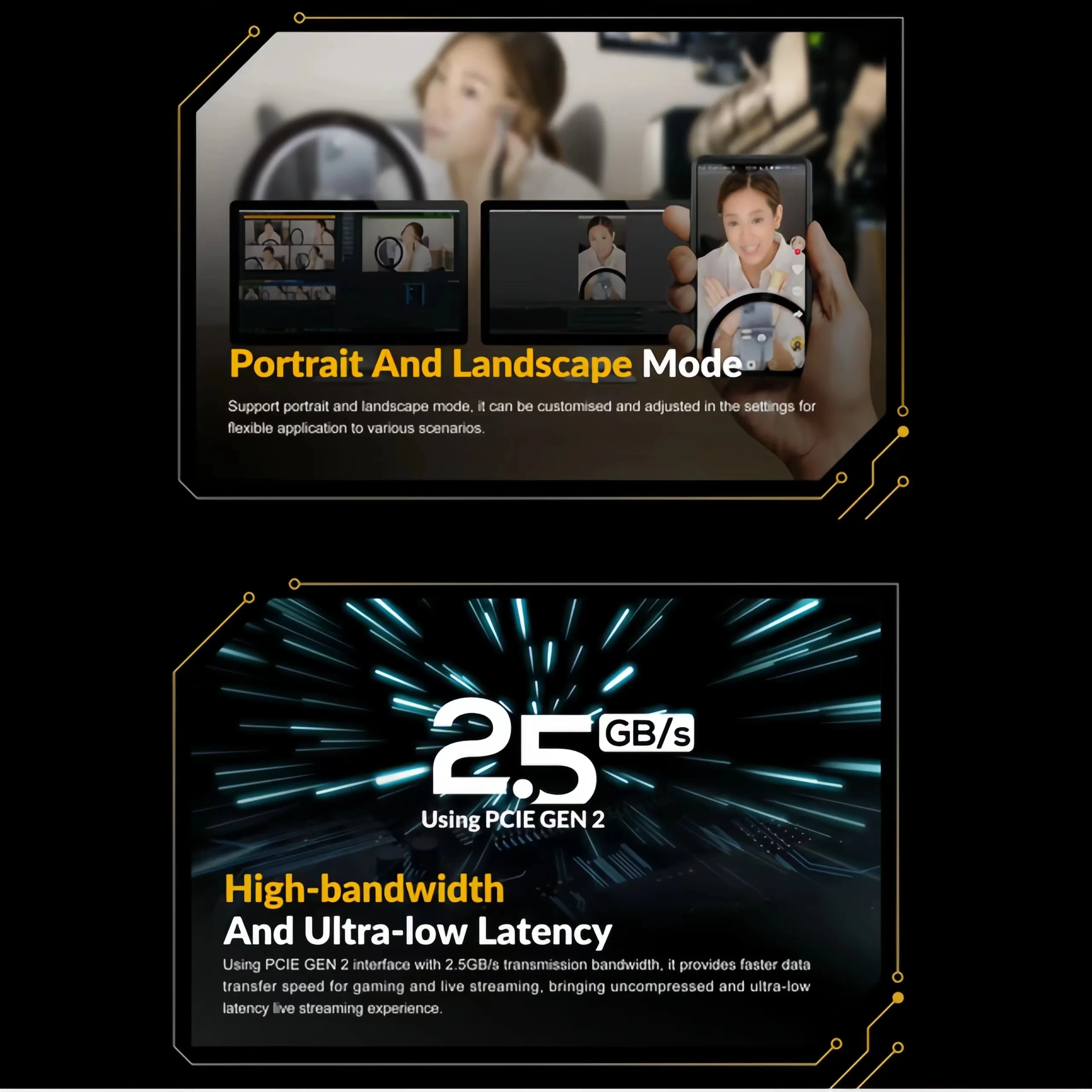 AVMATRIX VC42 VC41 Неспрессованная 4-канальная карта видеозахвата HDMI PCIE для OBS/Potplayer/XSplit/vMix