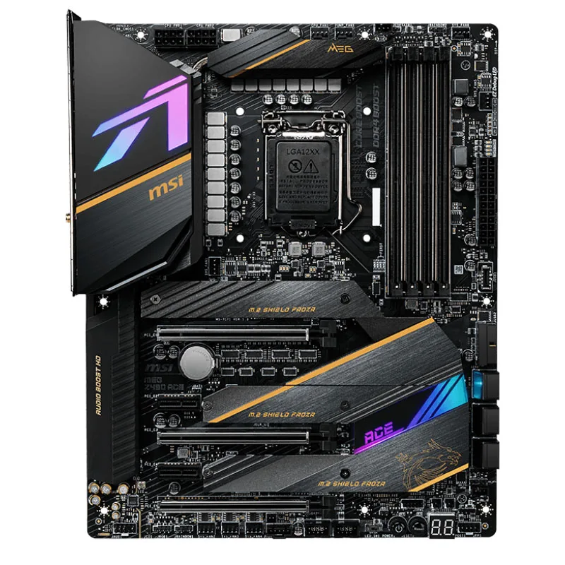 

MSI MEG Z490 ACE Motherboard Gaming Motherboar with Intel Z490 Chipset LGA 1200 Socket Support 10th Gen Core i7 i5 CPU DDR4 128G