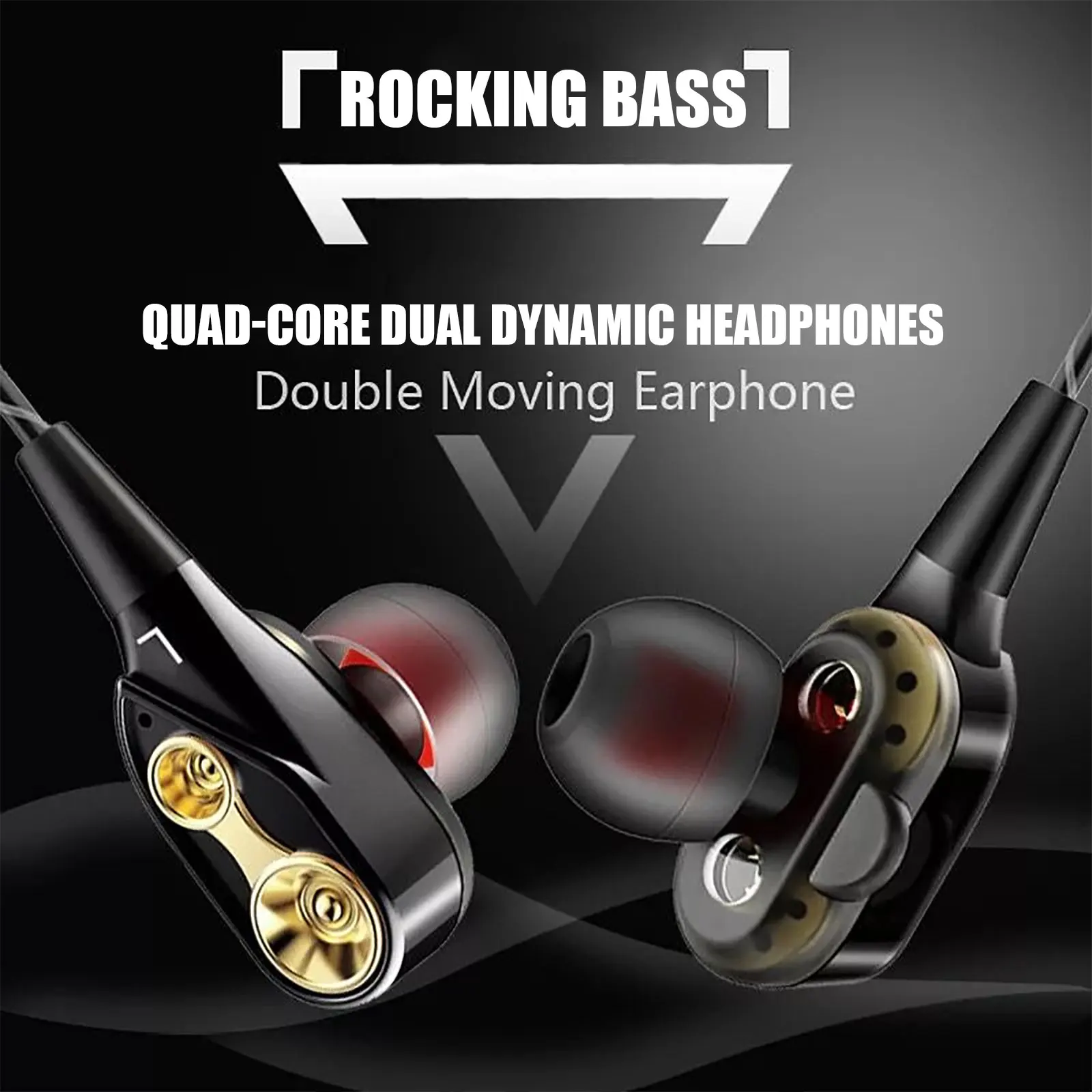 

Wired Earbuds with Microphone 3.5mm Jack with Deep Bass High Sound Quality In-Ear Headphones for iPhone Samsung Xiaomi Huawei PC