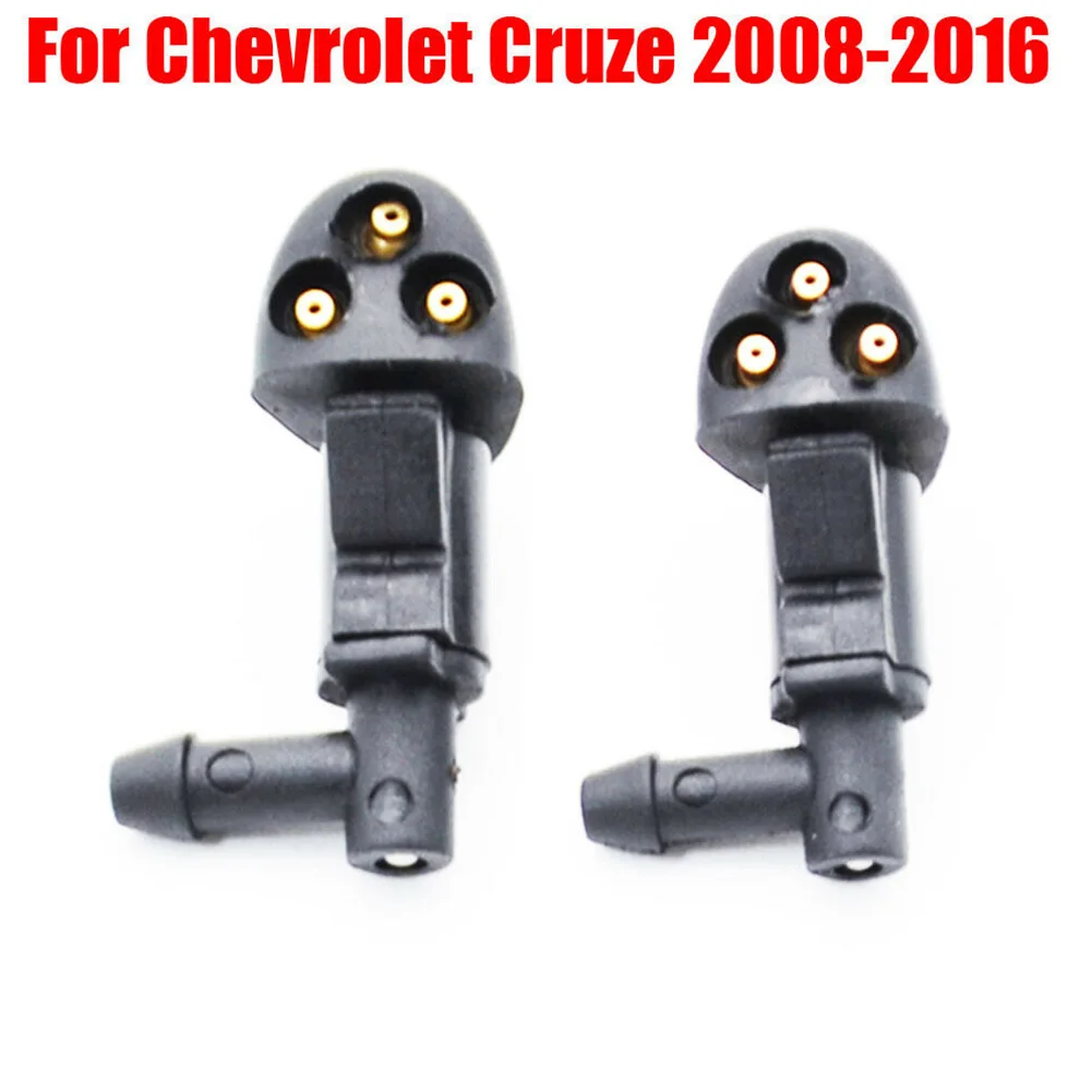 

2Pcs/Pair Front Windshield Wiper Washer Hood Jet Sprayer Nozzle For Chevrolet Cruze Water Spray Nozzle