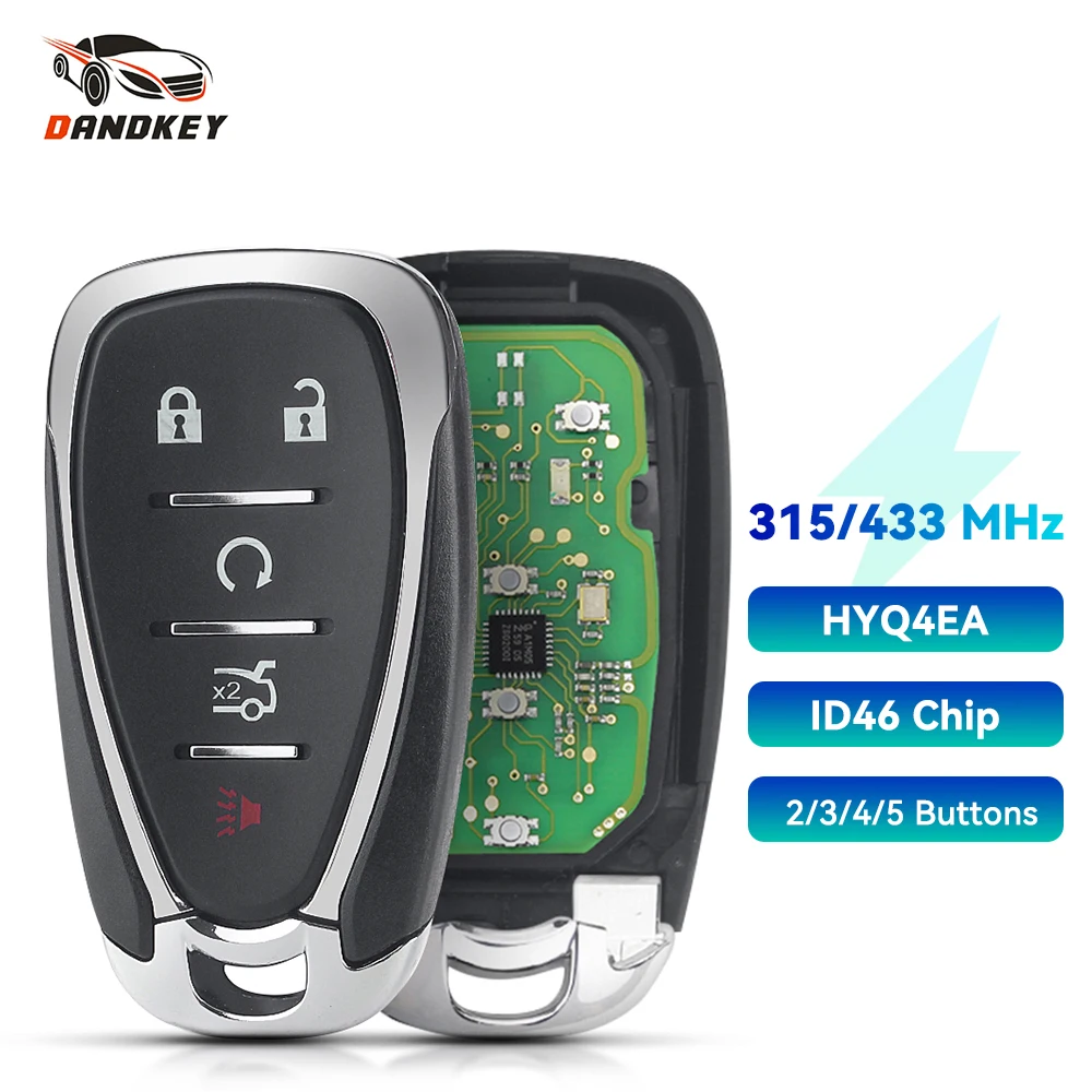 Remote Control Key For Chevrolet Cruze Malibu Spark Equinox 2016-2020 Hyq4ea With Original Transponder Id46chip