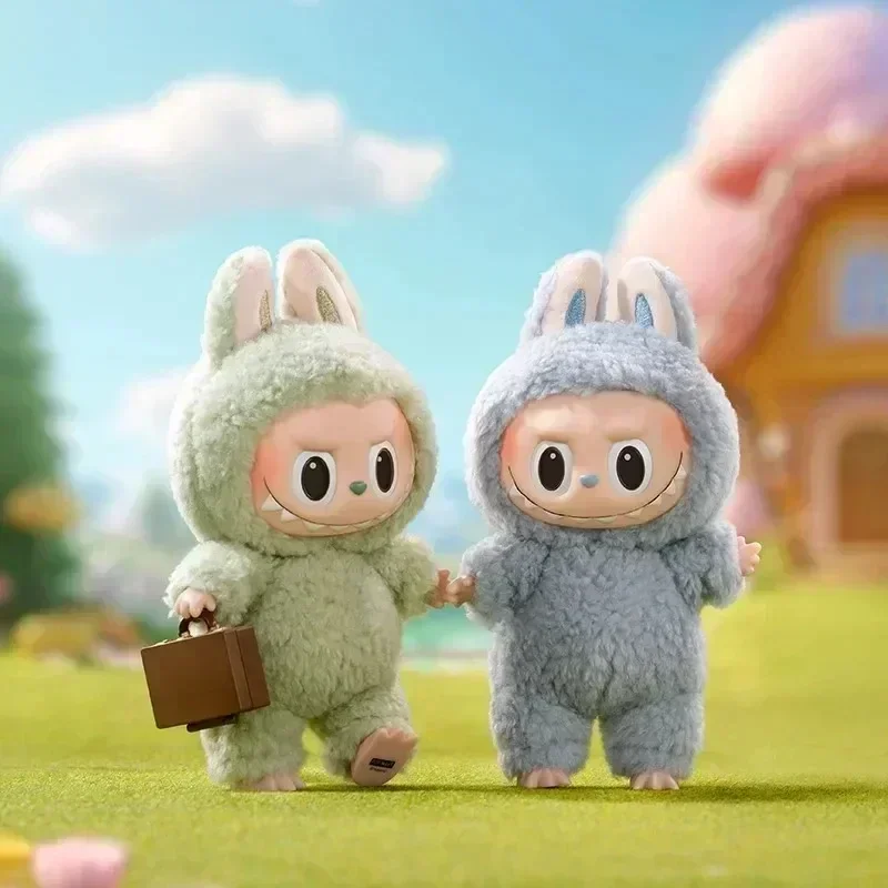 Фото Горячая распродажа! LABUBU The Monsters Macarons V1 — виниловая подвеска, слепая коробка, подарок для фанатов, детский POP MART №4