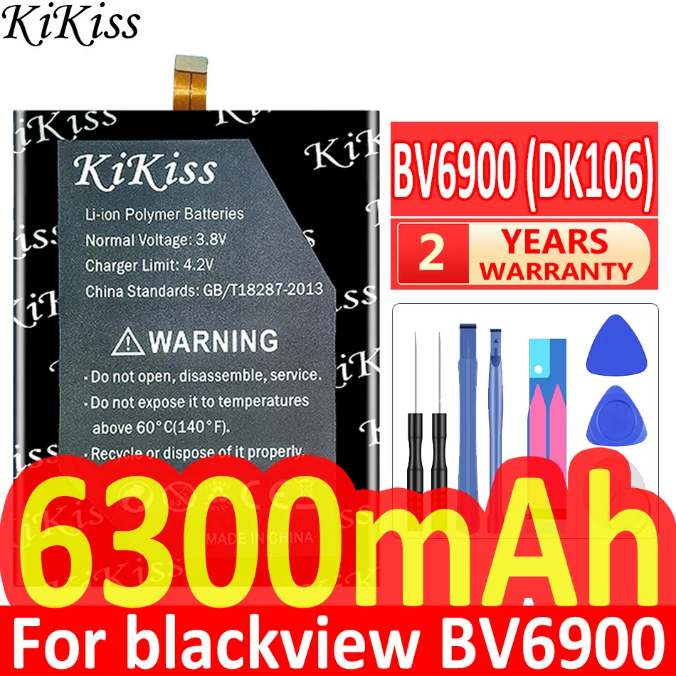 

6300mAh KiKiss Powerful Battery BV6900 (DK106) for blackview BV6900