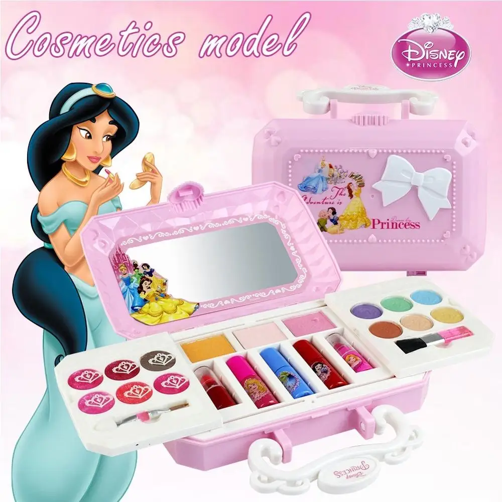 

Disney girls Princess Make up set real Cartoon anna elsa Nail polish snow White Beauty kids Christmas present gift