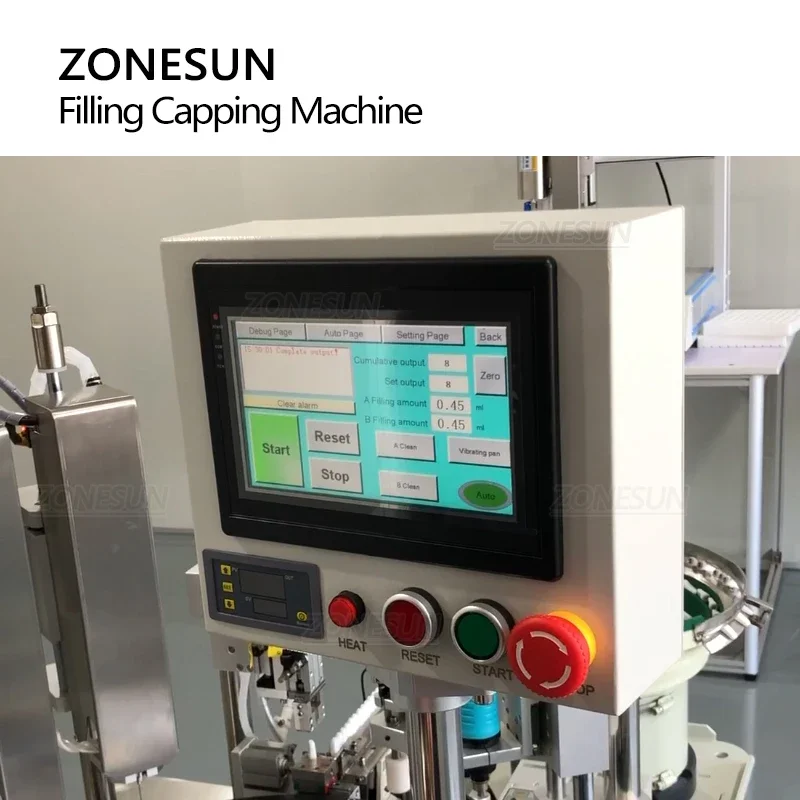 ZONESUN Машина для наполнения и укупорки Автоматический распылитель жидкости масла