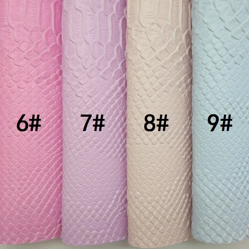 Amonglitter пастельные цвета синтетическая кожа змеиная тисненая искусственная