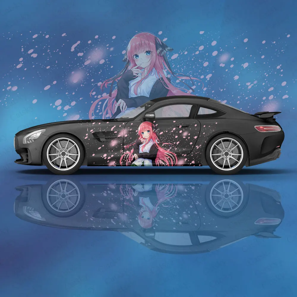 

Автомобильная декоративная наклейка с изображением квинтуplets NakanoNino