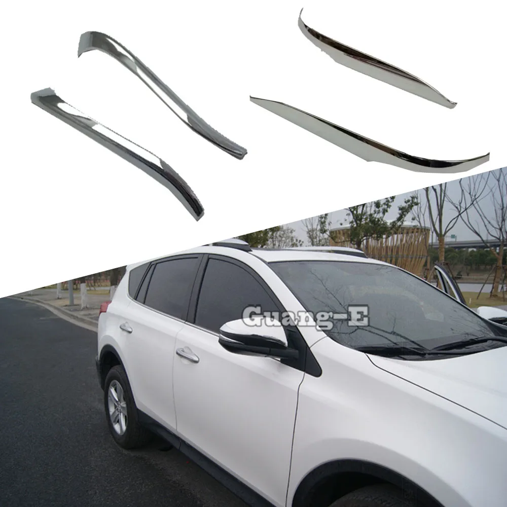 

Для Toyota Highlander 2018 2019 2020 Автомобильная хромированная полоса из АБС-пластика для заднего вида боковая полоса для зеркала заднего вида отделка рамка деталь капота лампы