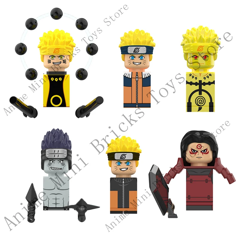 

KDL806 Naruto building blocks mini building assembled anime figures mini action figures educational toys children birthday gifts