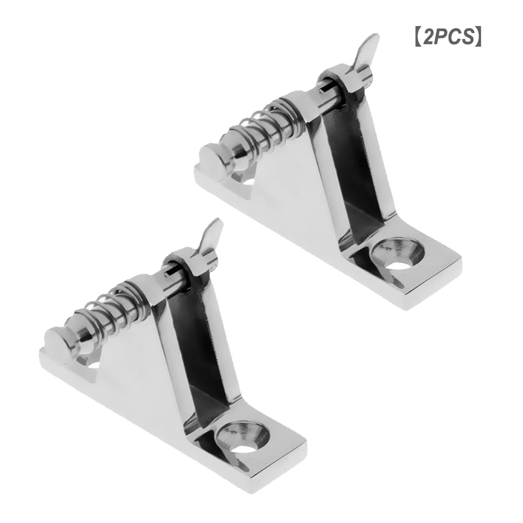 

2 Pieces Boat Yacht Canopy Fittings Fast Release Deck Hinge Ship Universal Watercraft Hinges Spare Parts Repairing