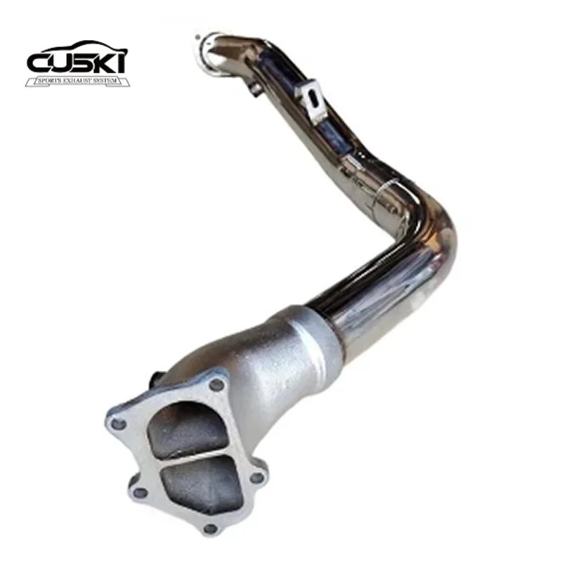 Выхлопная труба 3 дюйма для SUBARU 02-07 Imprez WRX EJ205 EJ225 STi EJ257 2 0 T 5 Cat 2008-2016 высокая