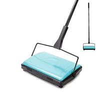 Carpet Sweeper Cleaner for Home Office Low Carpets Rugs Undercoat Carpets Pet Hair Dust Scraps Small Rubbish Cleaning