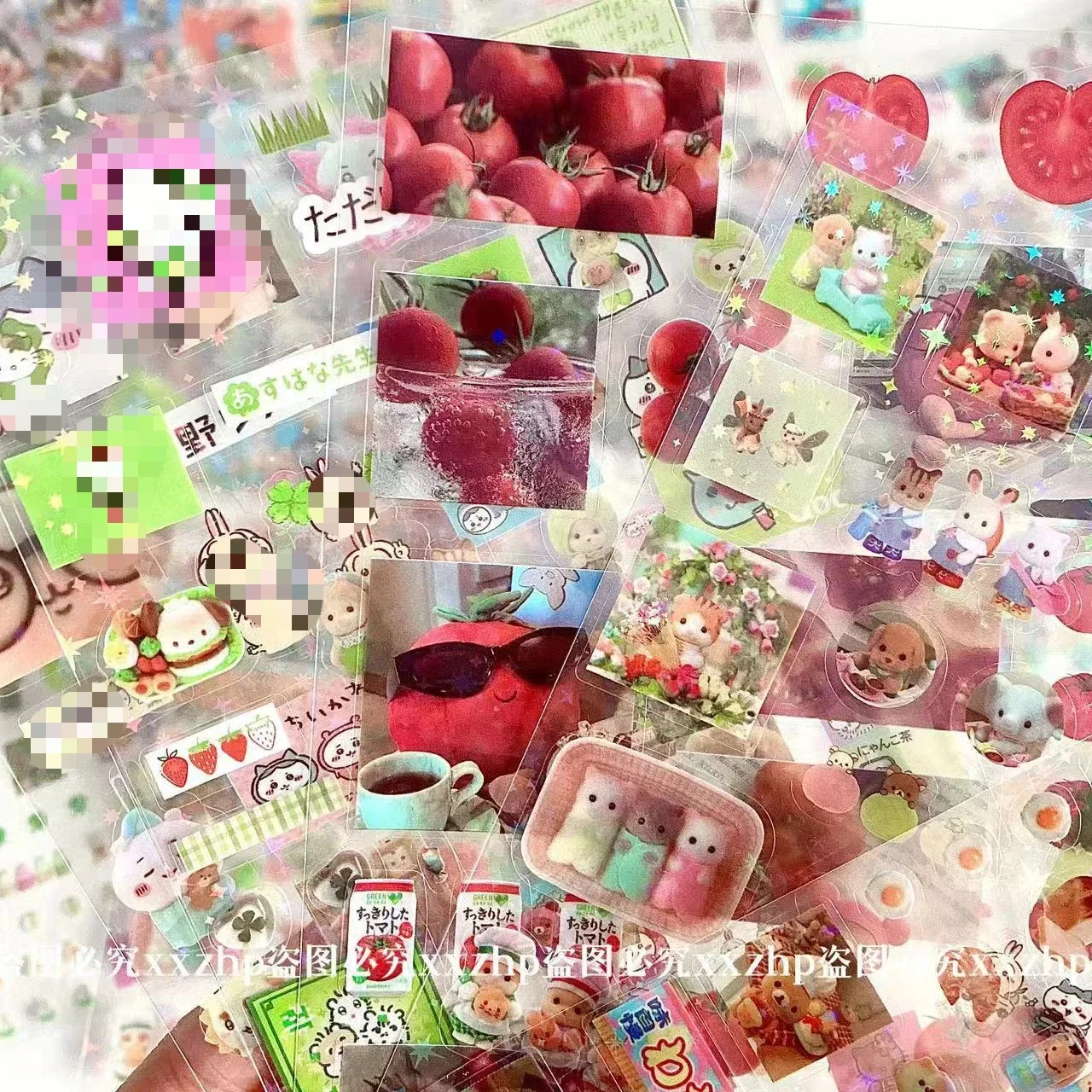 

Японские ретро наклейки 12 шт.