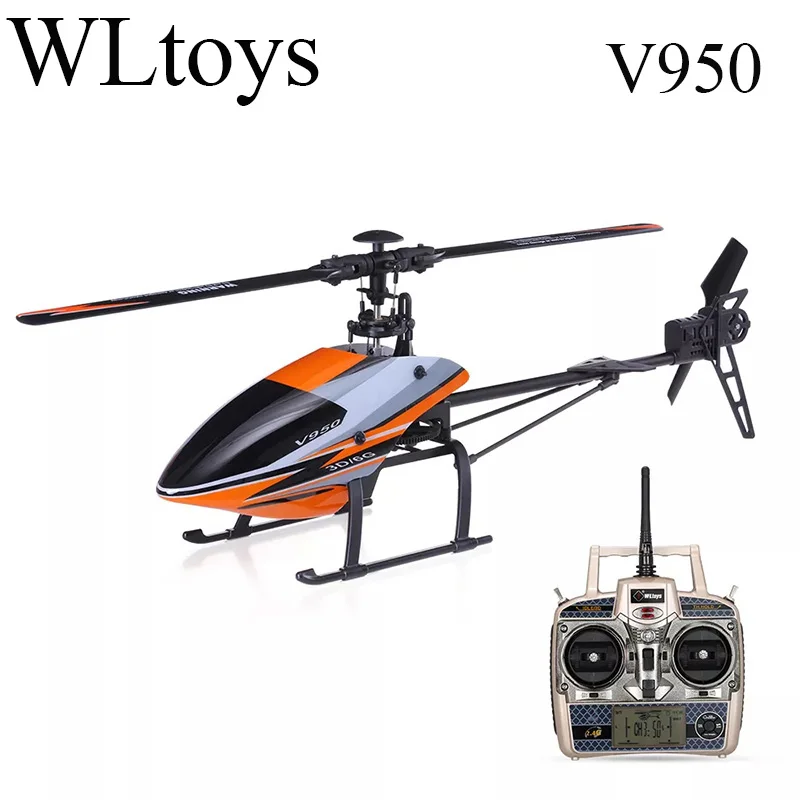 

WLtoys XK V950 K110S 2,4G 6CH 3D6G 1912 2830KV бесщеточный двигатель Flybarless RC вертолет RTF игрушки с дистанционным управлением подарок