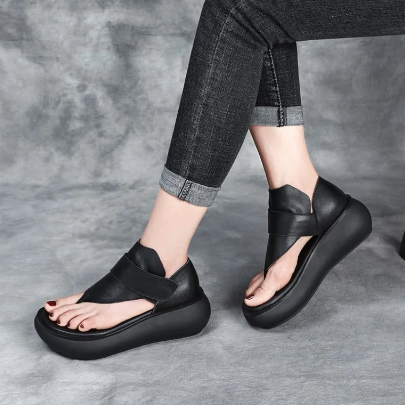 

2023 New Summer Women's Sandals Summer Sandals Platform Non-slip Fashion Women's Shoes