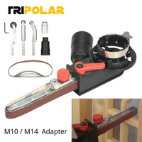 mini diy sander sanding belt adapter bandfile belt head sander for 115mm 4 5 and 125mm 5 electric angle grinder