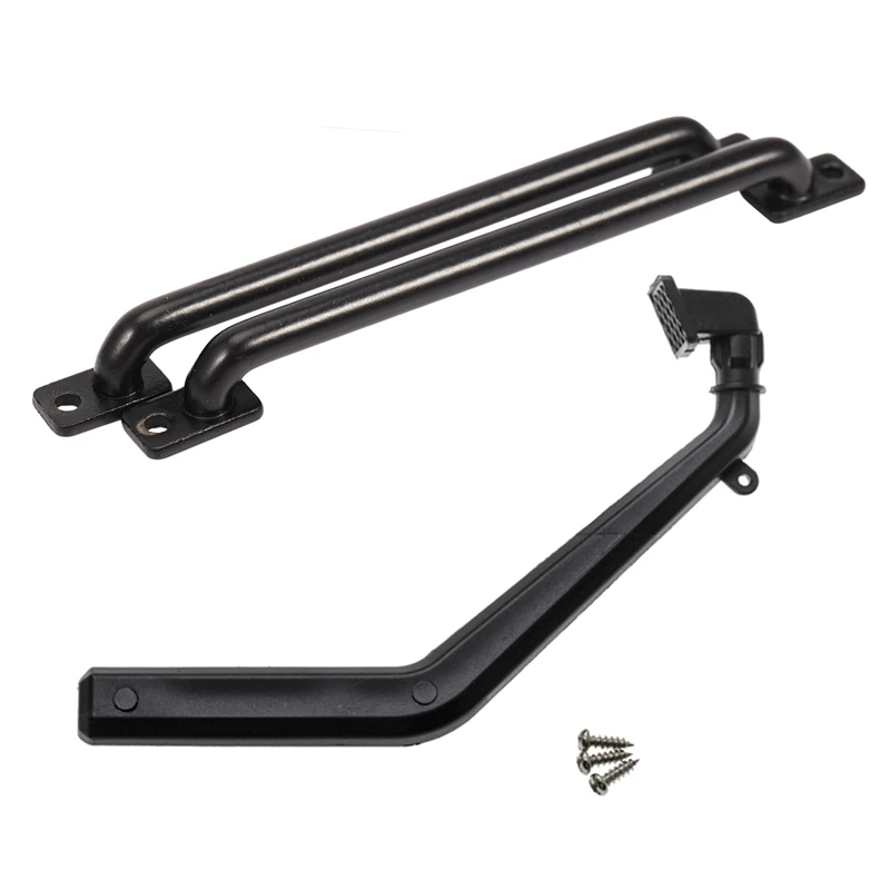 

2 комплекта радиоуправляемых запчастей для автомобиля: 1 комплект металлических корпусов поручней и 1 комплект Lastic выхлопной трубы для подводного плавания-Прямая поставка