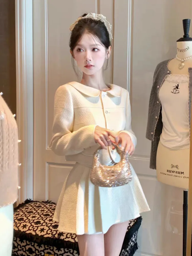 Женский элегантный костюм из двух предметов привлекательный короткий пиджак и