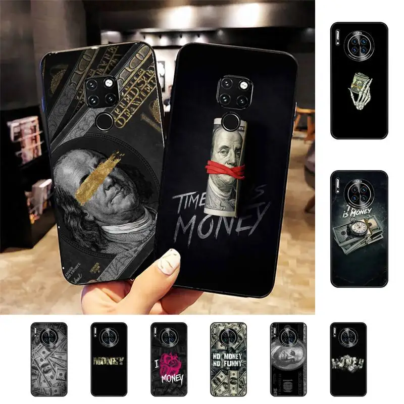 

Money 100 Dollars Phone Case for Huawei Mate 20 10 9 40 30 lite pro X Nova 2 3i 7se