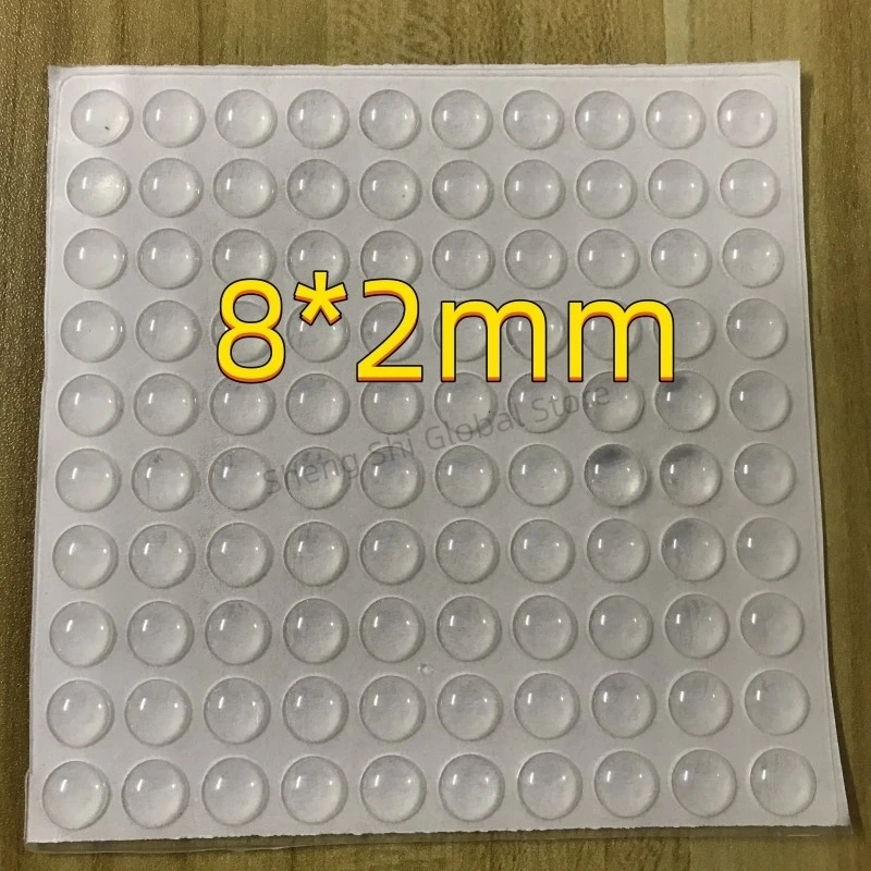 

100 шт., противоударная накладка, паста, силиконовая подушка, глушитель двери шкафа, резиновый коврик, мебель, противоударная противоскользящая резина