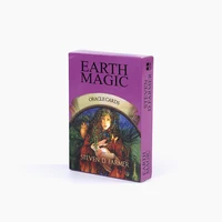 earth oracle cards 44 cards fate divination tarot card table game with online guidebook for adult children board game
