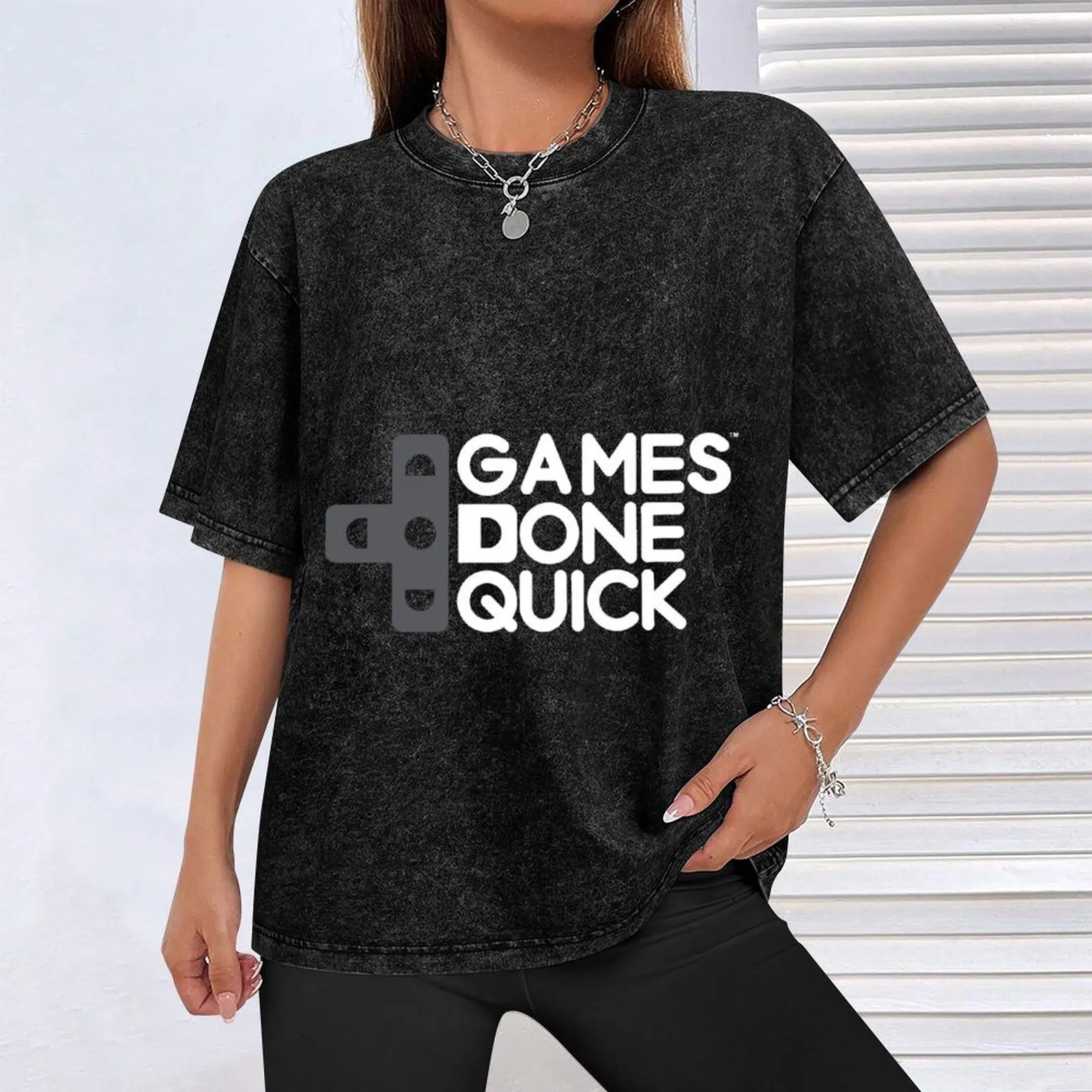 Фото Футболка Games Done Quick (GDQ) для работы и повседневной носки №4