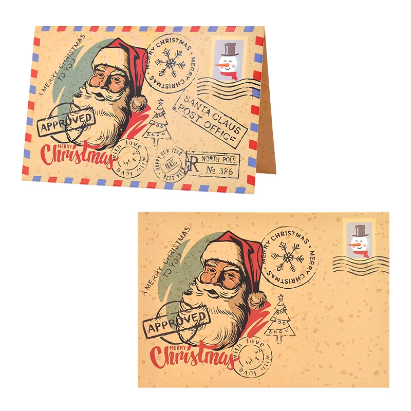 

Рождественские открытки ZQNYCY, 5 шт.